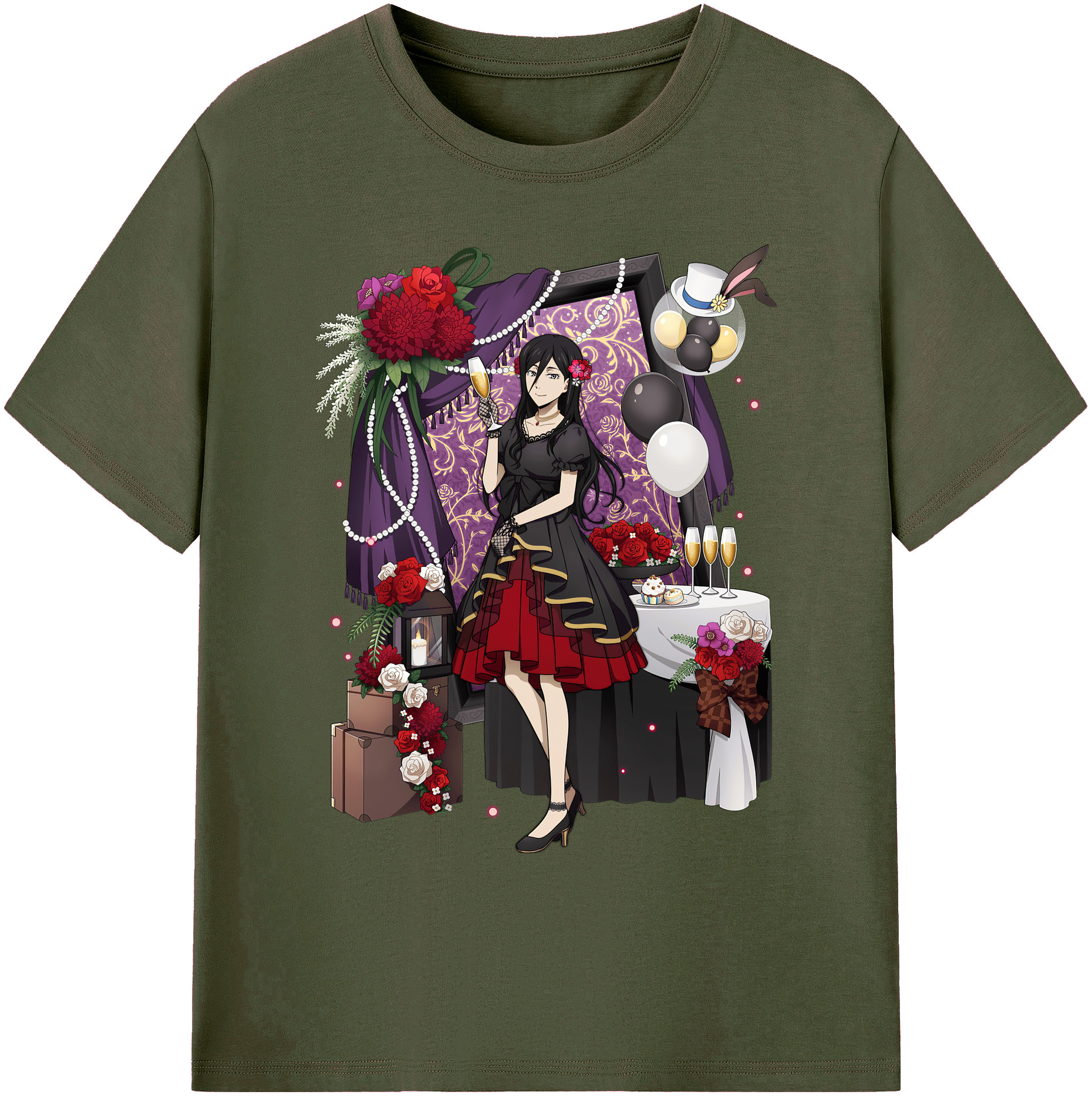 （画像用） 文豪ストレイドッグス Bungo Stray Dogs 綿100％ メンズ半袖Tシャツ｜肌触りやわらか＆通気性